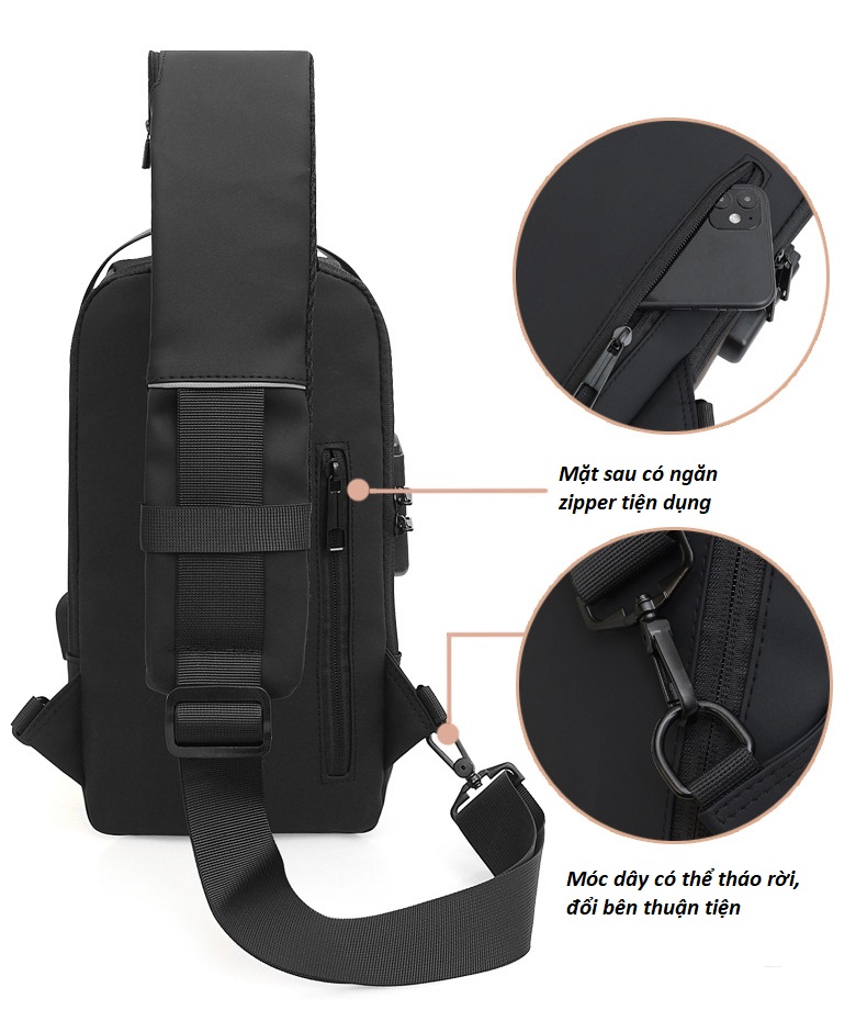 Túi xách nam túi đeo chéo cho nam NEW PERFORM