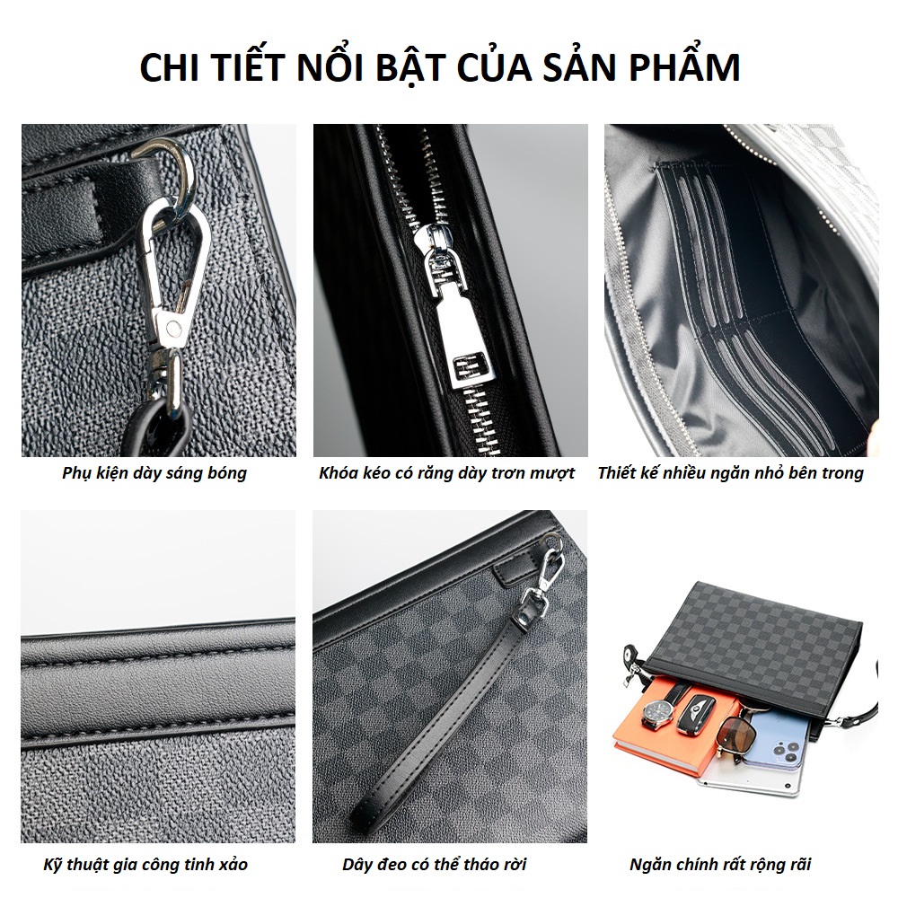 Chi tiết nổi bật của sản phẩm Túi cầm tay unisex New Perform Clutch