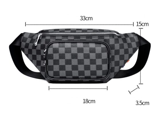 Túi Bao Tử Nam Caro Cá Tính New Perform NP352 Fullbox