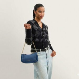 Túi xách Miocra Koly Waverly MK699 xanh denim